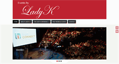 Desktop Screenshot of eventsbyladyk.com